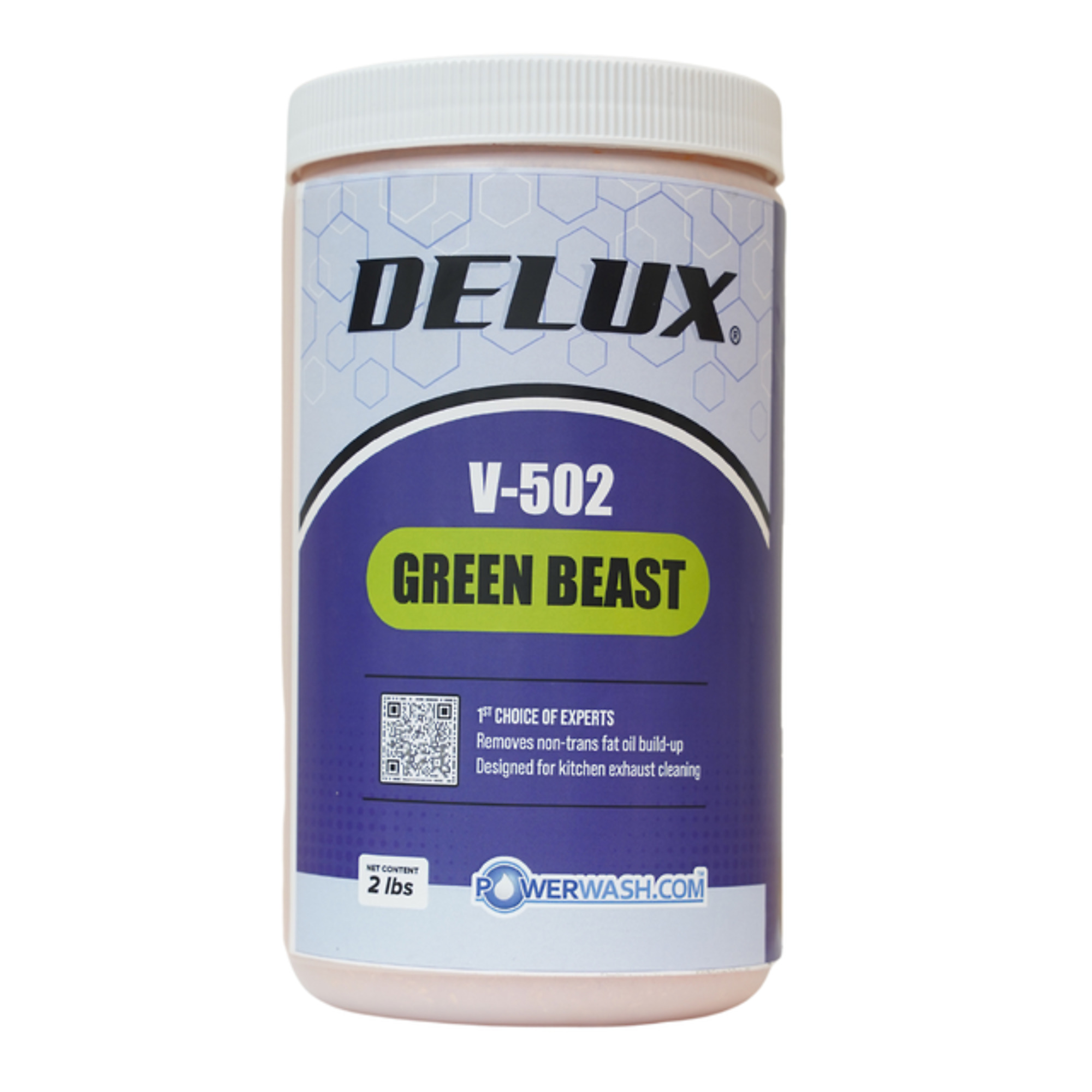 Delux V-502 Green Beast Commercial Kitchen Hood Degreaser, 2 Lbs.  Model# V-502-SPL